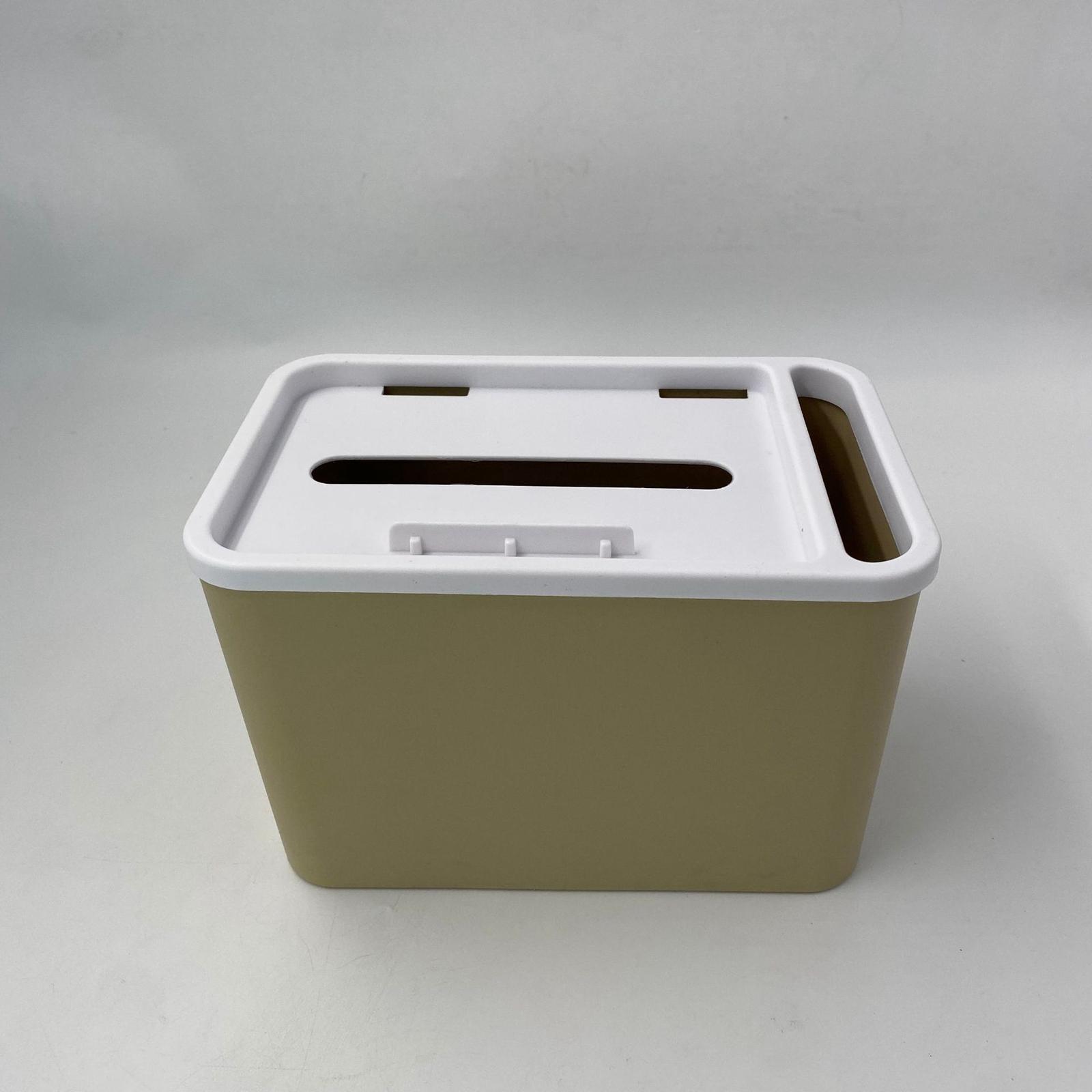 Car Armrest Storage box Cup Holder car Storage for Coffee Beige Yellow