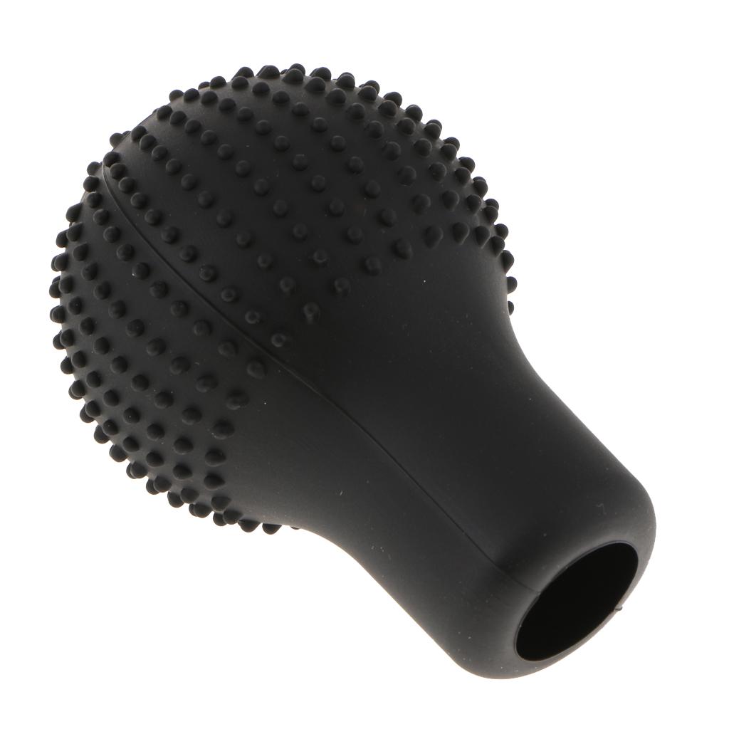 Auto Car Soft Silicone Non Slip Round Shift Knob Gear Stick Cover
