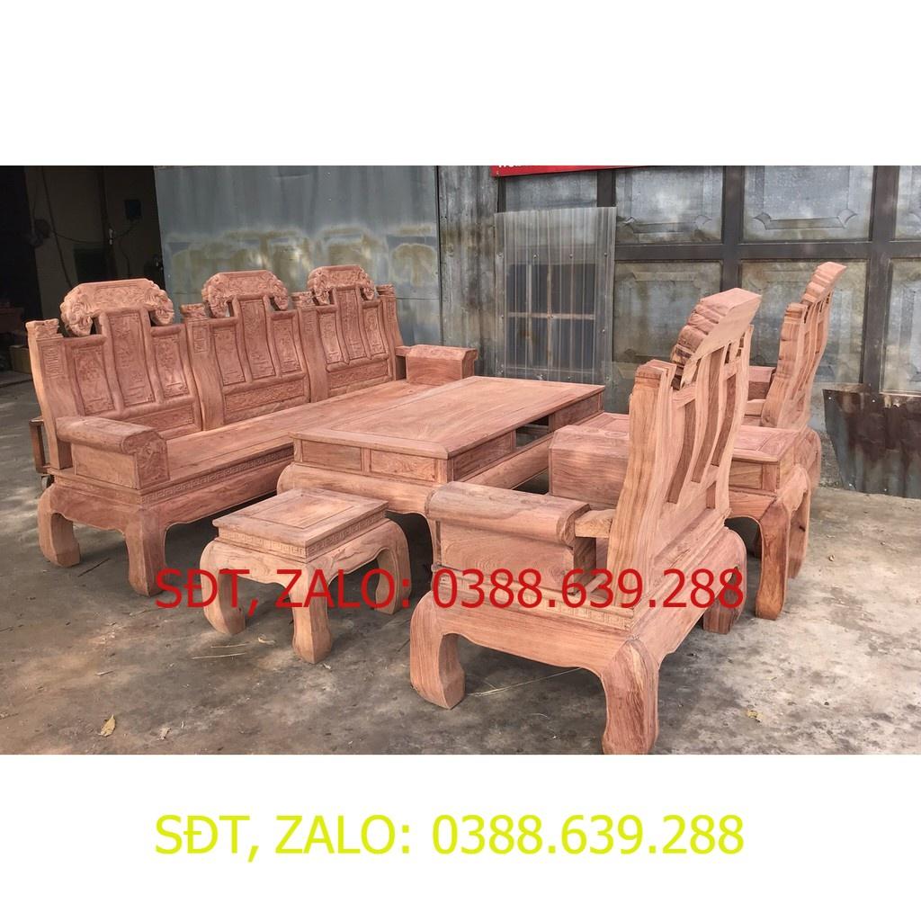 Bộ bàn ghế như ý voi hộp chân vanh