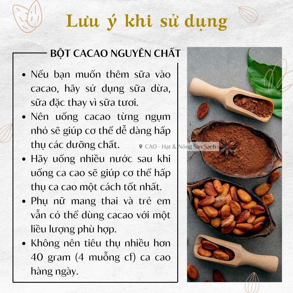 [500GR] Bột Cacao Đaklak CAO FOOD nguyên chất 100% loại đặc biệt thơm ngon