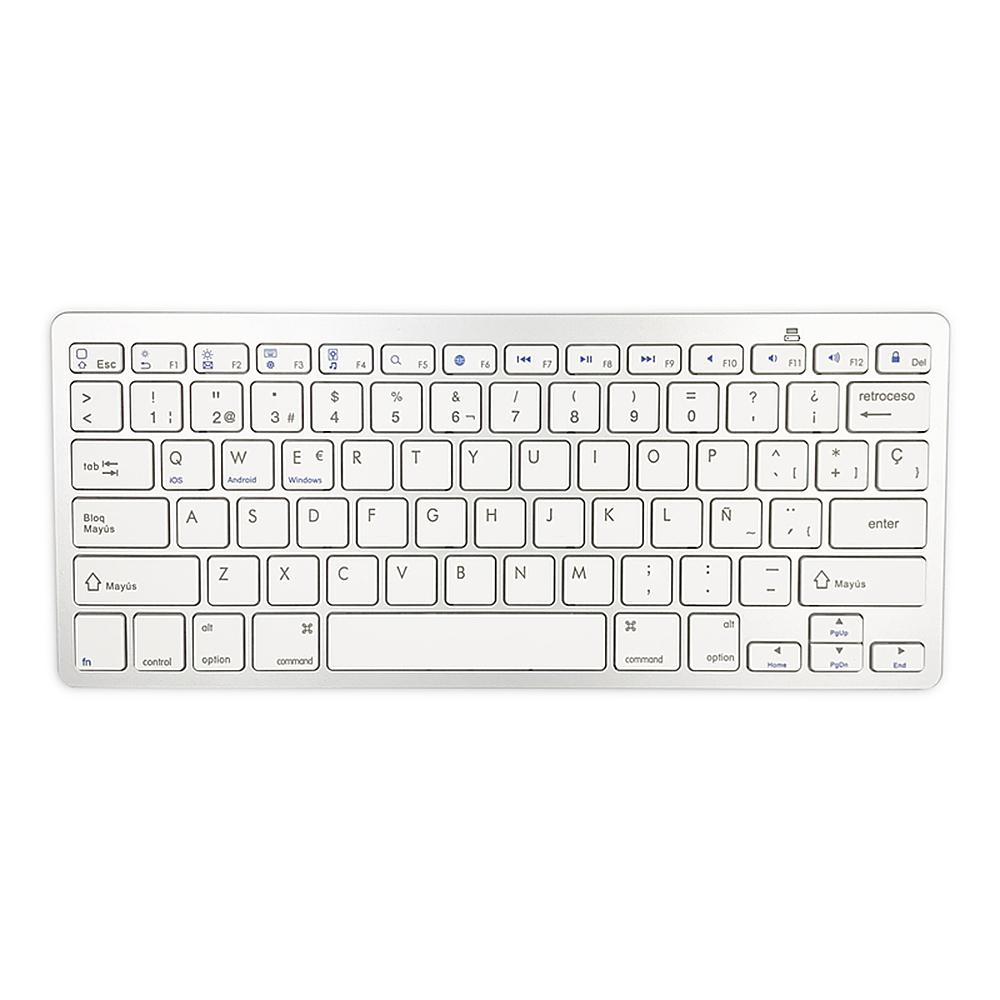 78 Keys Spanish Wireless BT Keyboard BT 3.0 Portable Ultra-slim Keyboard Support Windows/iOS/Android for Laptop Tablet