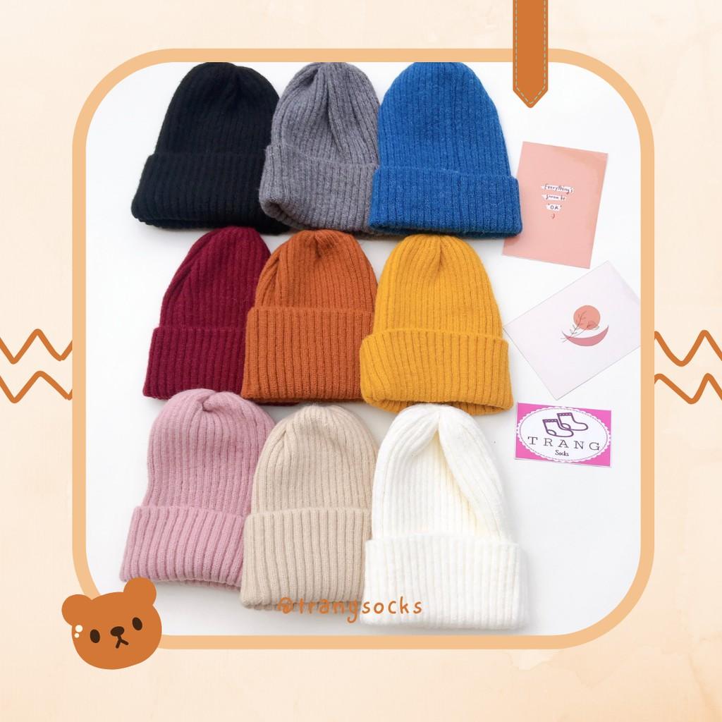 Mũ len Beanie Hàn Quốc - kéo sang xem ảnh thật