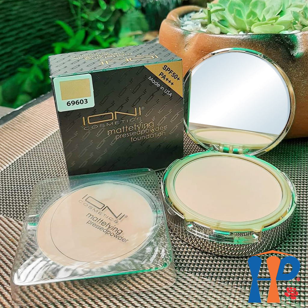 Phấn nền IONI Mattefying Pressed-Powder Foundation SPF50+/ PA+++ 30gr Hani Peni