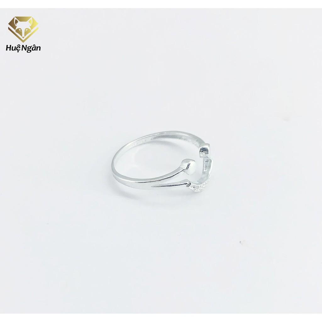 Nhẫn bạc Ý 925 Huệ Ngân - HAPPY FACE S160021