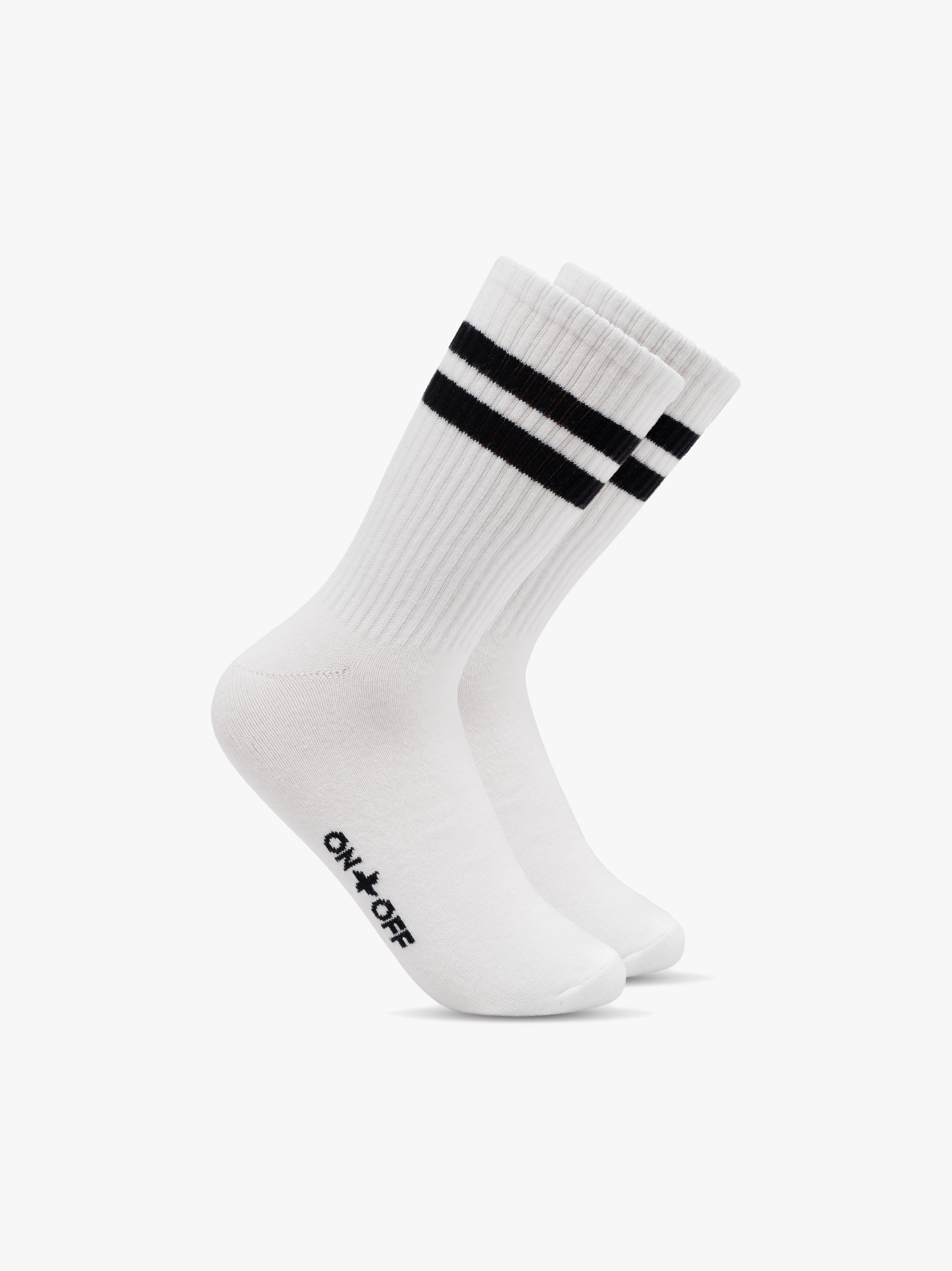 Combo 5 tất cotton thể thao unisex cổ cao năng động dễ kết hợp quần áo ONOFF - 15AR24A114-15AQ24A200