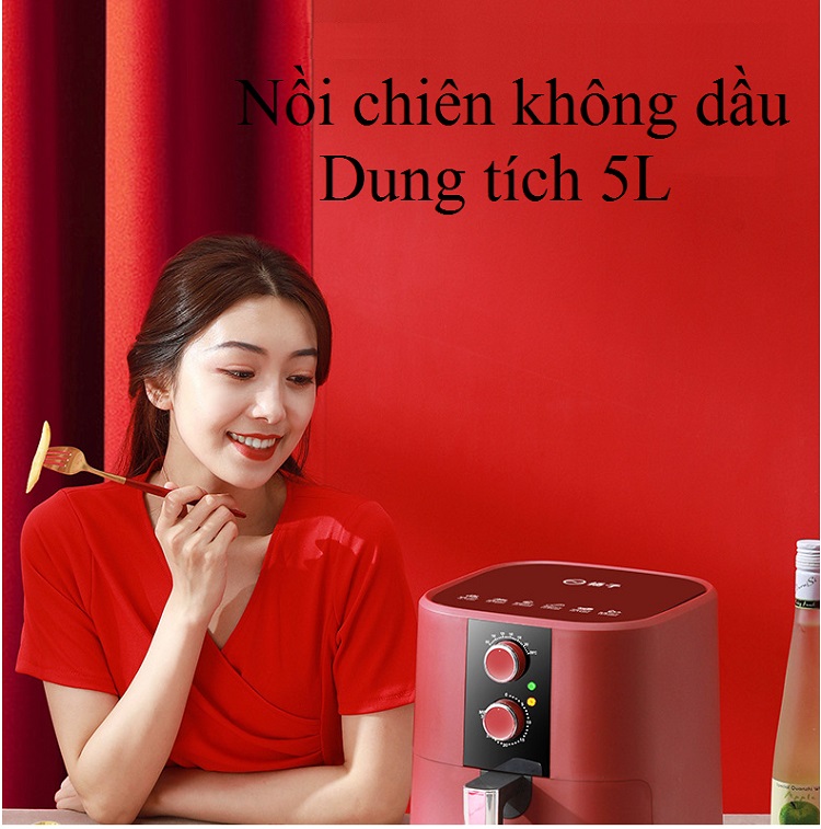 Nồi chiên không dầu(Air Fryer 5L BW-2012D) - Hàng nhập khẩu