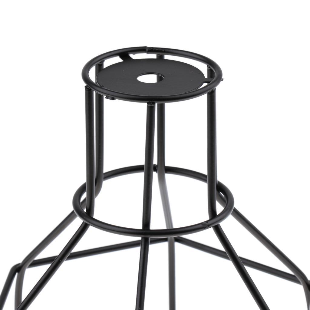 3 pcs Retro Iron Wire Cage Hanging Lamp Shade Pendant Light Chandelier Shade