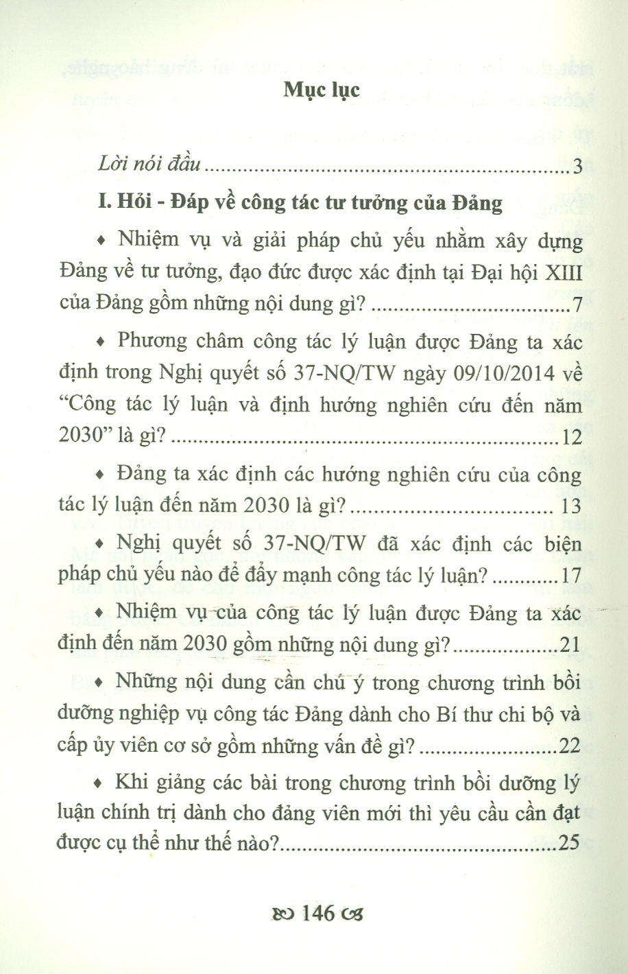 Bồi Dưỡng Nghiệp Vụ Cho Cán Bộ Làm Công Tác Tư Tưởng Của Đảng (Hỏi - Đáp)