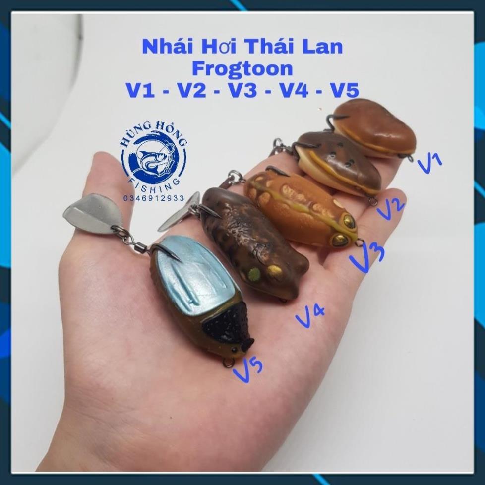 MỒI GIẢ NHÁI HƠI FROG TOON V1,V2,V3,V4 V5 Chuyên Đồ Câu Lure