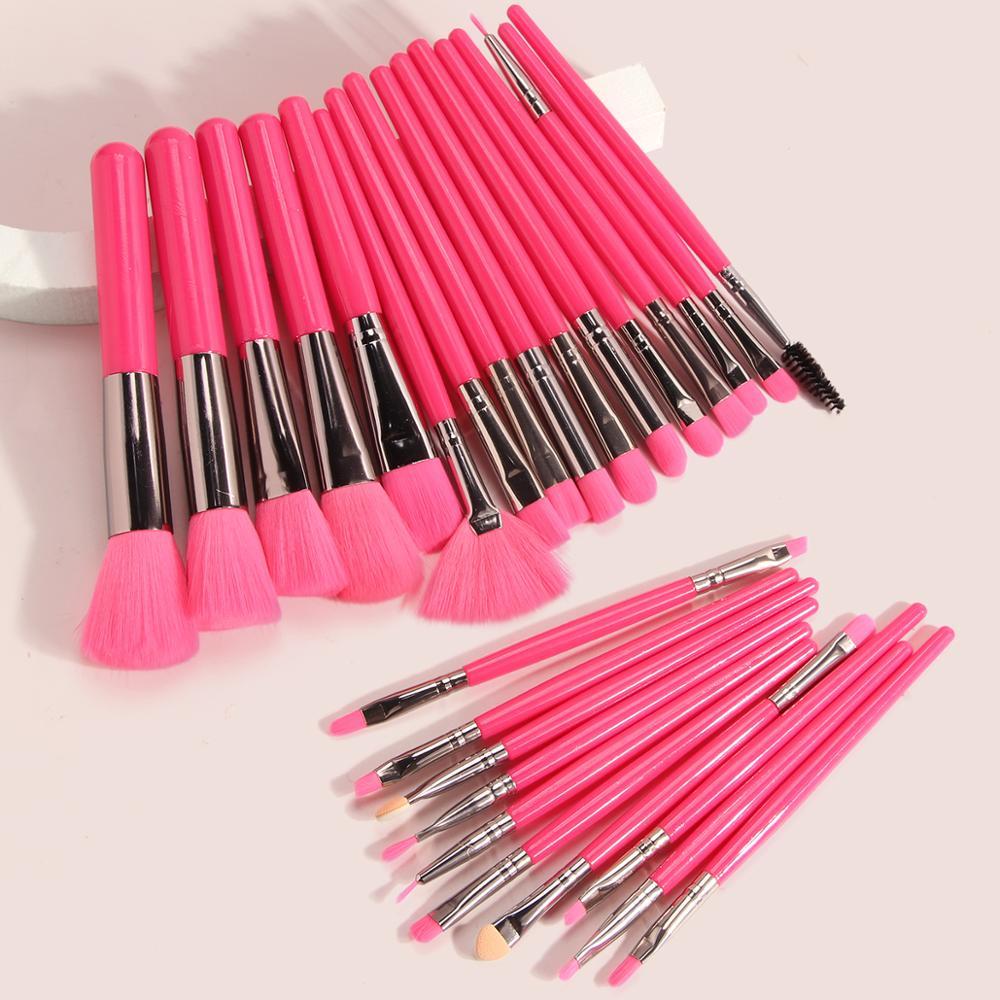 Bộ Cọ Trang Điểm 25 Con Tự Nhiên Kem Nền Dạng Lỏng Đen Phối Lông Tổng Hợp Màu Mắt Màu Neon Cọ Trang Điểm Chuyên Nghiệp