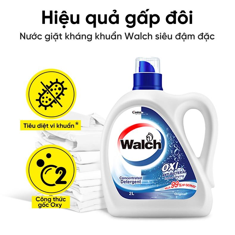 Túi nước giặt kháng khuẩn, khử mùi Walch 2L