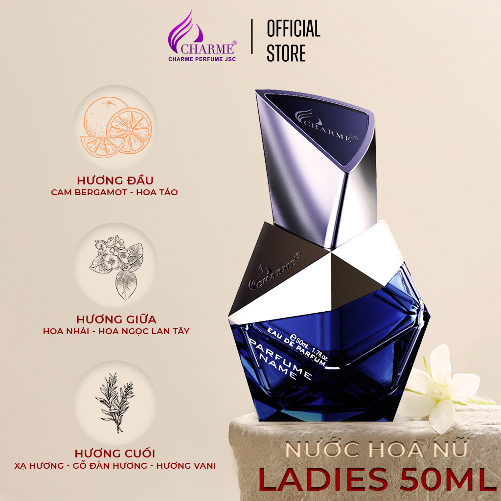 Nước Hoa Nữ Cao Cấp GOOD CHARME LADIES 50ml Lưu Hương Lâu Trẻ Trung, Lãng Mạn_Nước Hoa Chính Hãng