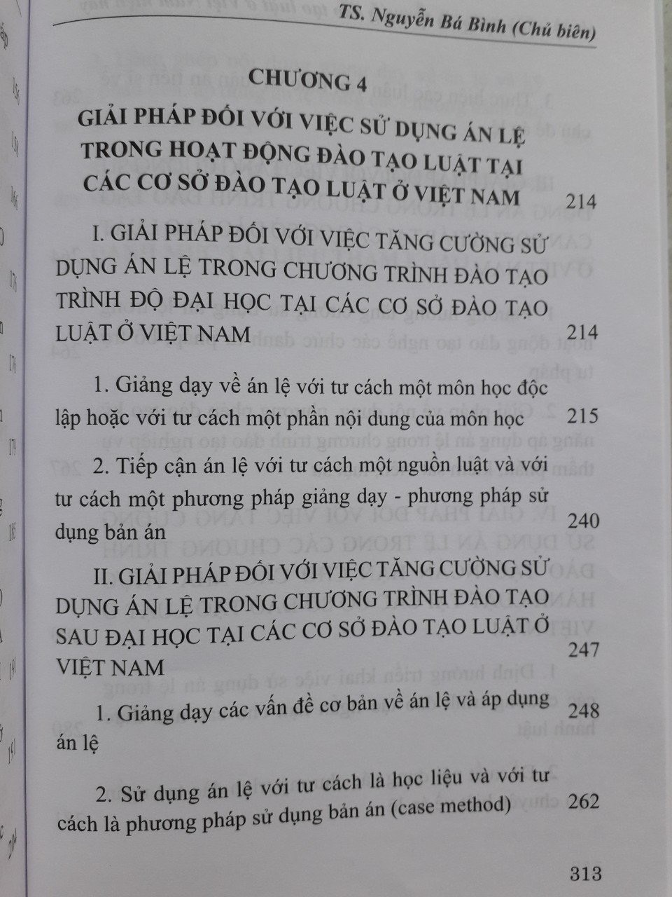 Án Lệ Và Sử Dụng Án Lệ Trong Đào Tạo Luật Ở Việt Nam Hiện Nay