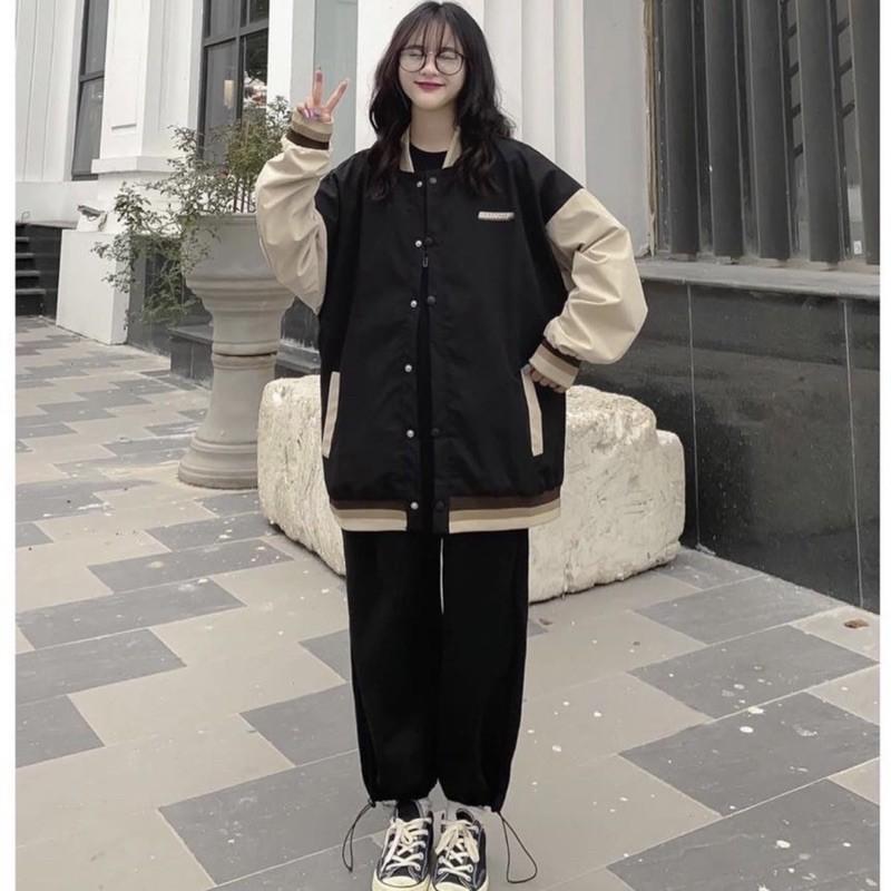 Áo Khoác Dù BOMBER WAS Form Rộng Tay Dài Ulzzang ️/Nam Nữ Unisex ️ Jaystoree