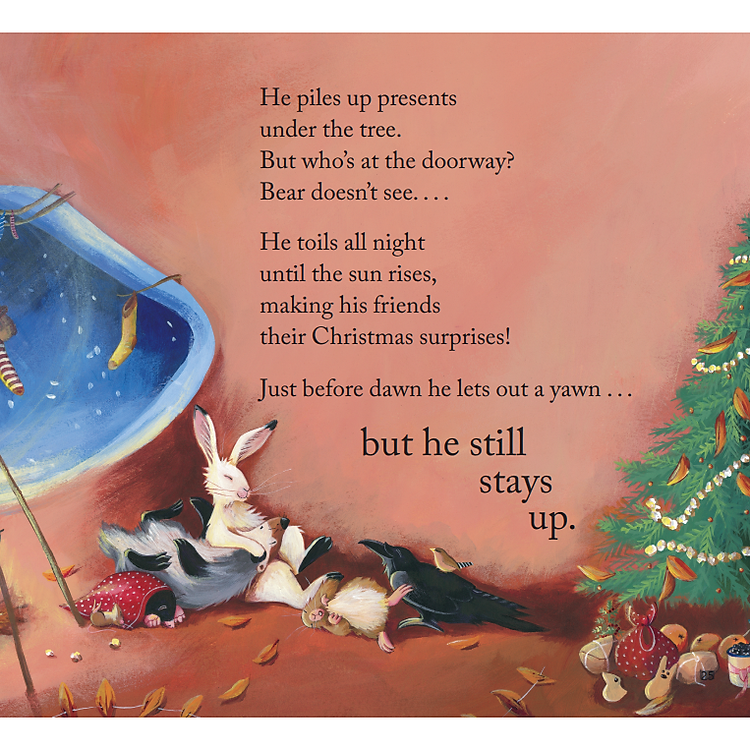 Sách Tranh Song Ngữ Gấu Tthức Đón Giáng Sinh