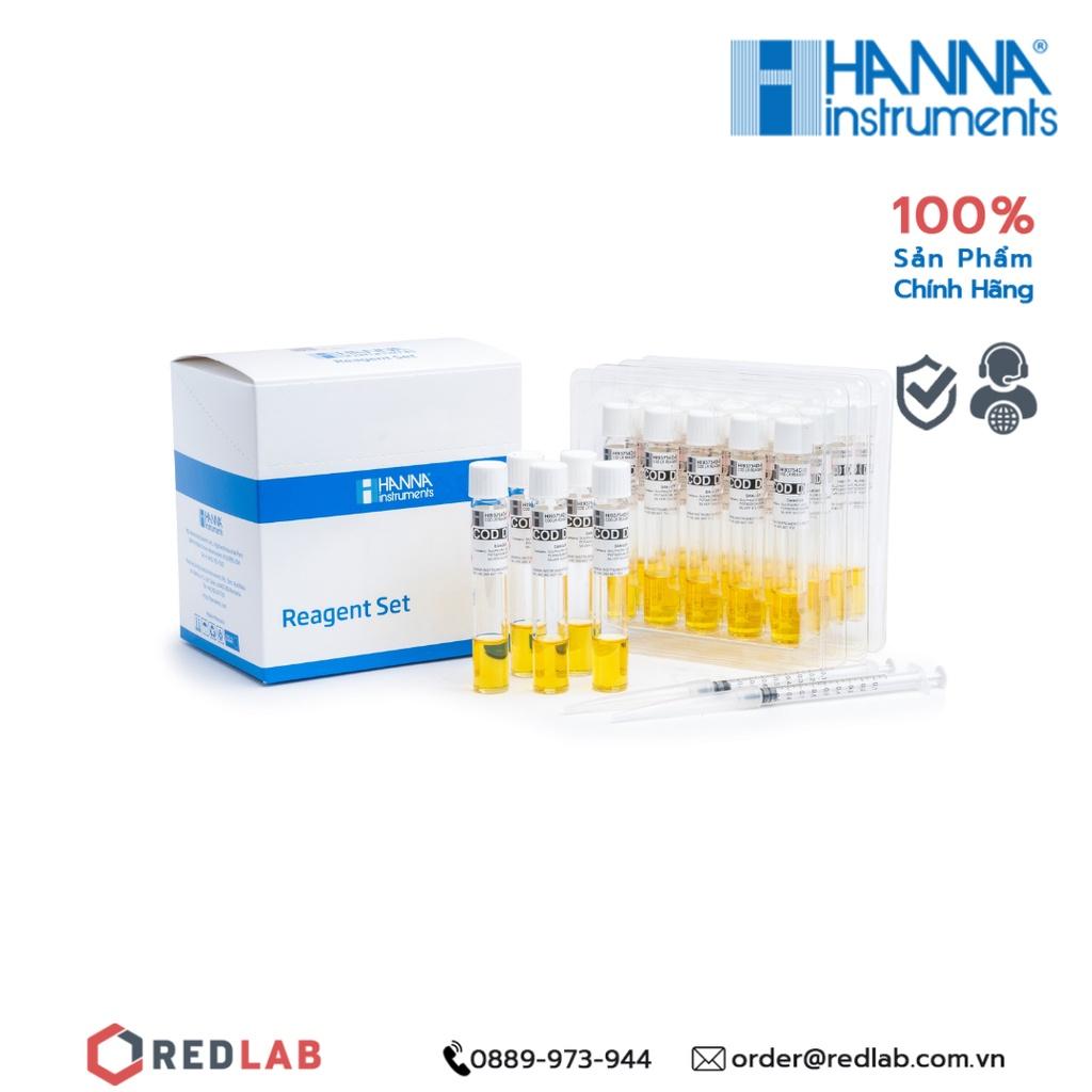 Thuốc thử COD không Hg Thang Thấp dùng cho máy đo Hanna HI93754D-25 - Ống thử COD từ 0 đến 150mg/L cho máy đo HI801