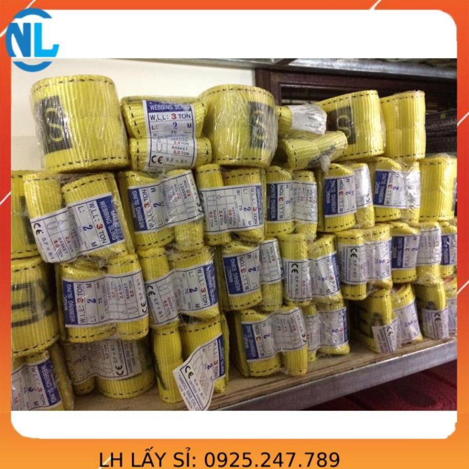 Dây cẩu hàng 3 tấn 12 m cáp thép giá sỉ công ty Nam Long Châu