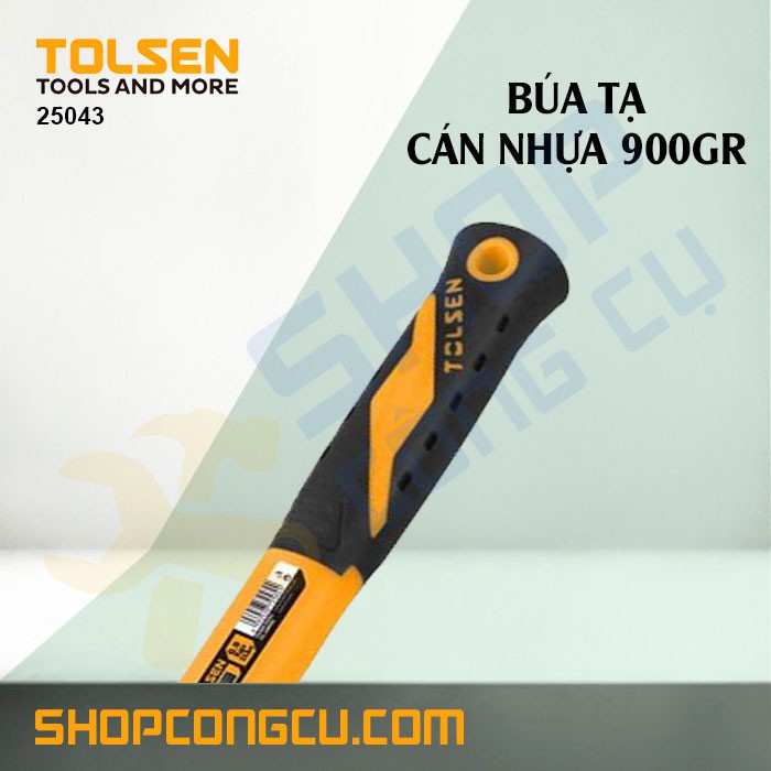 Búa tạ cán nhựa 900g Tolsen 25043