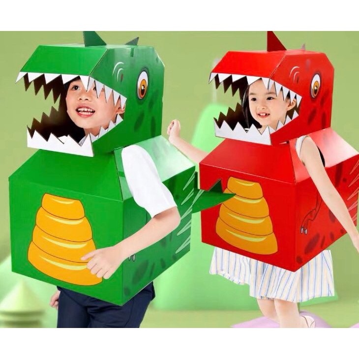 Bộ Đồ Chơi Cosplay, Hóa Trang Bằng Carton Cho Bé Giao Mẫu Ngẫu Nhiên