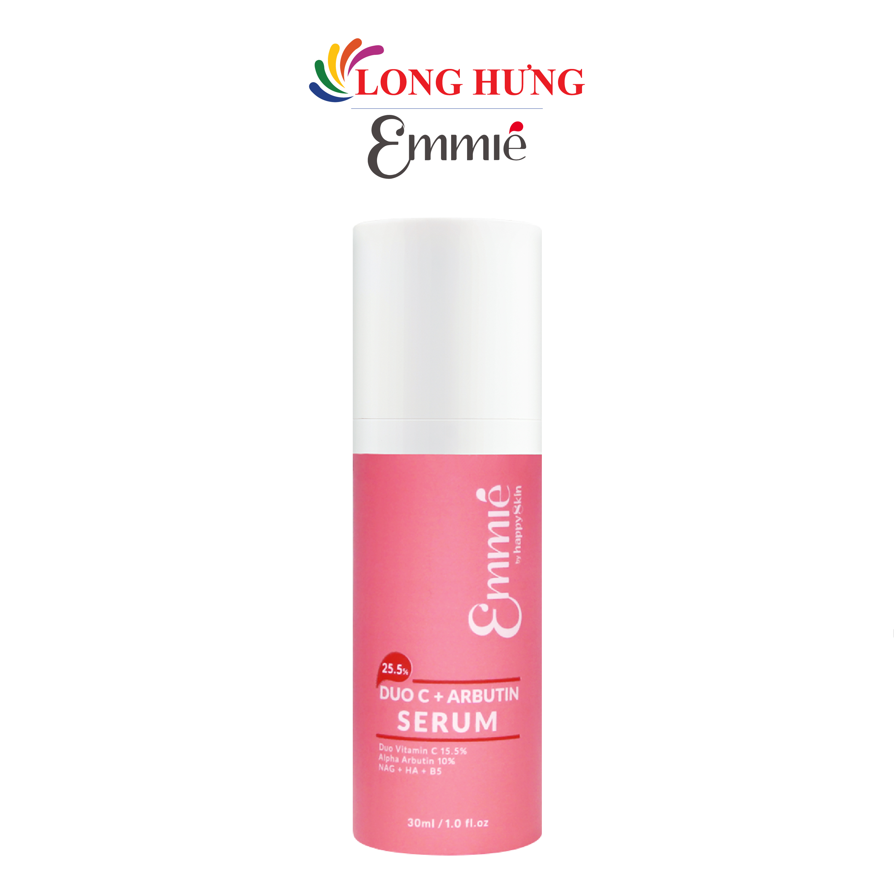 Tinh chất làm mờ đốm nâu, thâm nám Emmié Duo C + Arbutin 25.5% Serum (30ml) - Hàng chính hãng