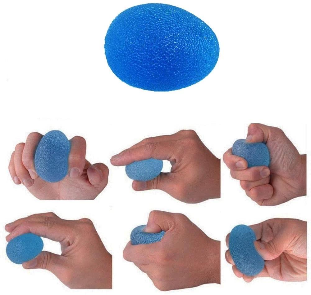 Nắm chặt silicon nóng cho người tập tay cẳng tay, người tập ngón tay, áp lực giảm bóng sức mạnh Color: yellow