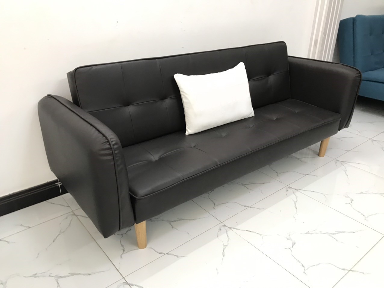 Ghế dài sofa bed tay vịn phòng khách sivali12 sopha