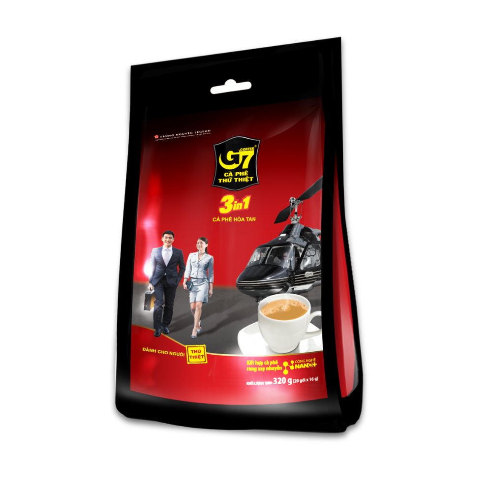 Cà phê hòa tan G7 3in1 - Bịch 20 sachets 16gr