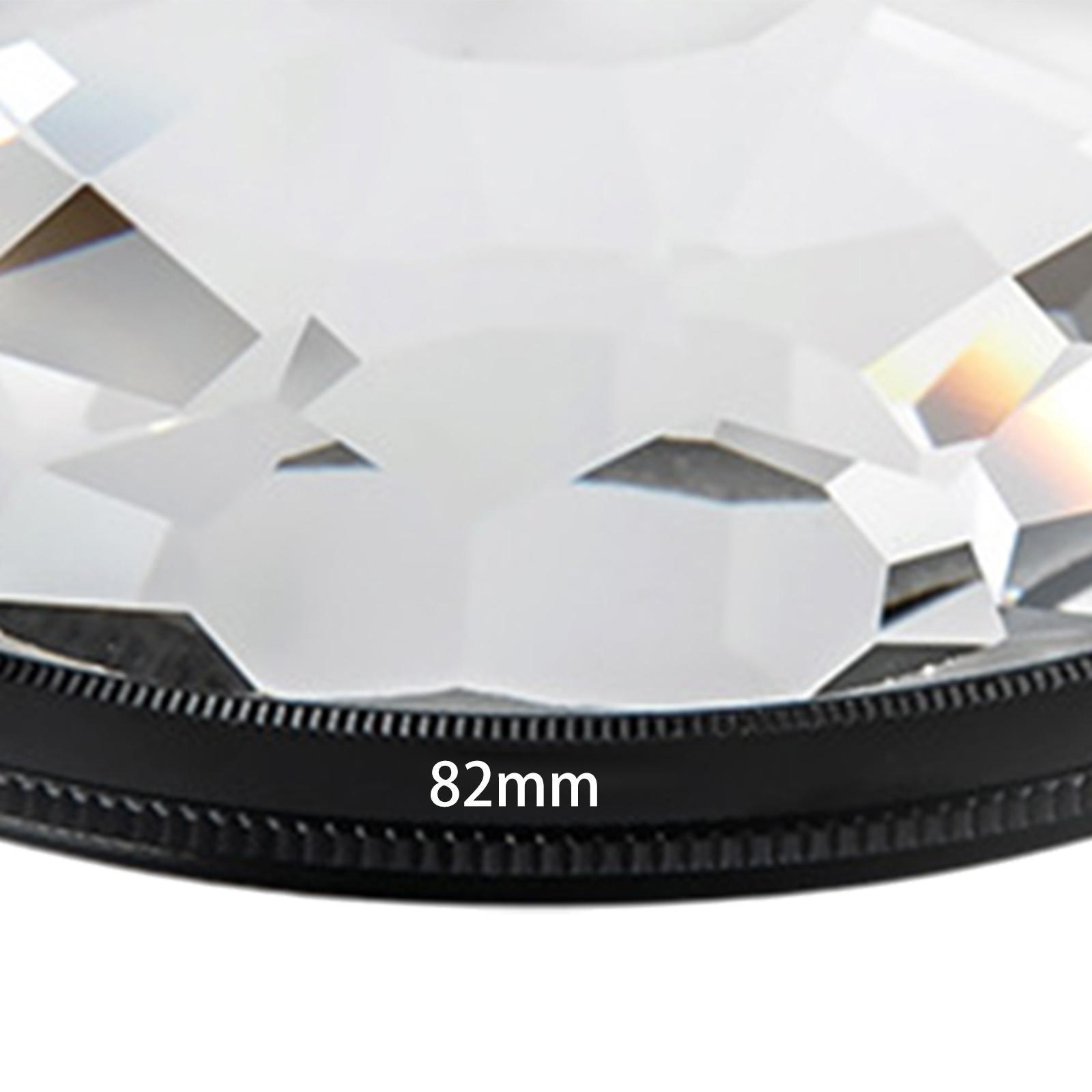 1Pc Streak Filter Optical Glass for DSLR Video 82mm Blue Streak