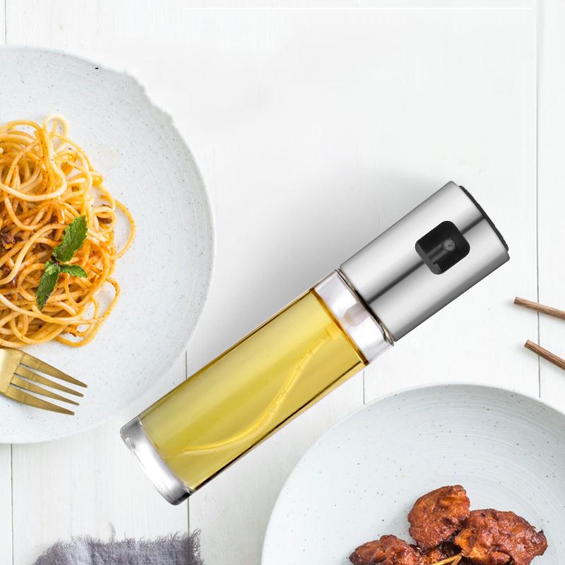 Xịt Dầu Ô Liu Bếp Dầu Chai Xịt Bơm Dầu Thủy Tinh Nồi Chống Rò Rỉ Nước Thịt Thuyền Nướng BBQ Phun OilPump Xịt Nhà Bếp dụng Cụ