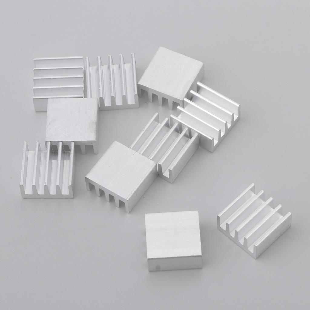10PK Aluminum Heatsink Cooling Fin 14x14x7mm Power Source Heat Sink