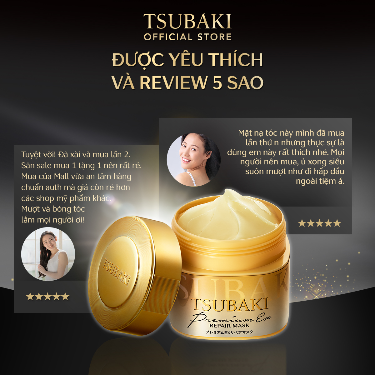 Mặt Nạ Tóc Cao Cấp Phục Hồi Hư Tổn TSUBAKI