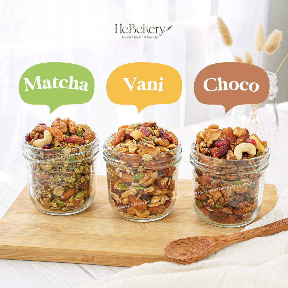 Combo 2 Túi 500gr Granola Cacao - Ngũ Cốc Ăn Kiêng Không Đường