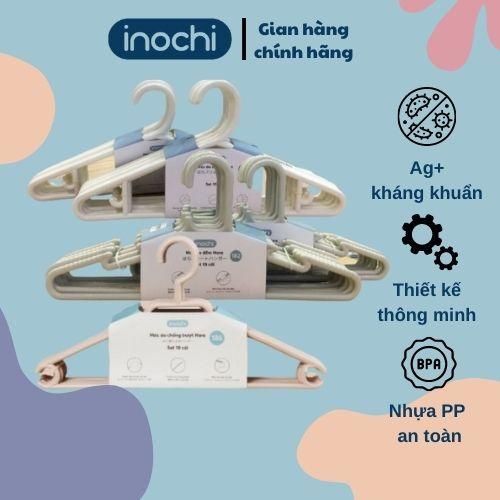 Móc treo quần áo cao cấp Inochi Hara, thông minh, chống trượt, tiện lợi, nhựa an toàn