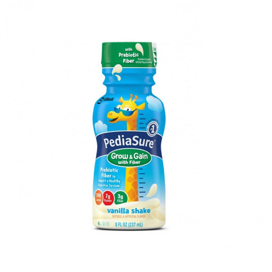 Combo 12 chai Sữa dinh dưỡng cho bé Pediasure Grow &amp; Gain with Fiber (Giàu chất xơ) 237ml - Nhập khẩu Mỹ