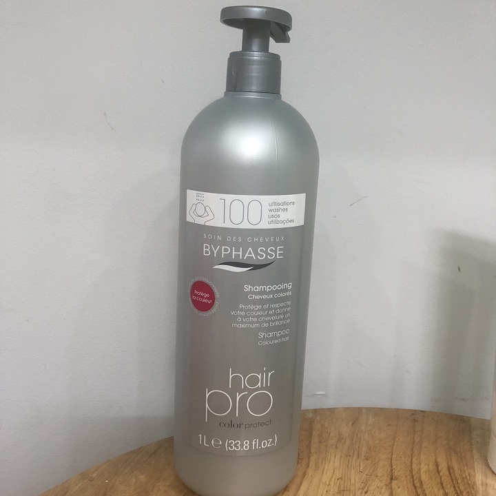 Dầu gội hair pro dành cho tóc nhuộm 1000ml màu xám đỏ