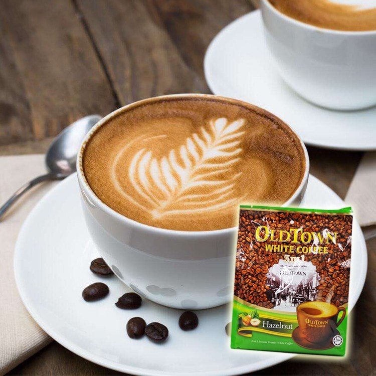 [TẶNG KÈM QUÀ] Cà Phê OLDTOWN Hazelnut Malayisa (Hạt Dẻ) 15 gói X 38G