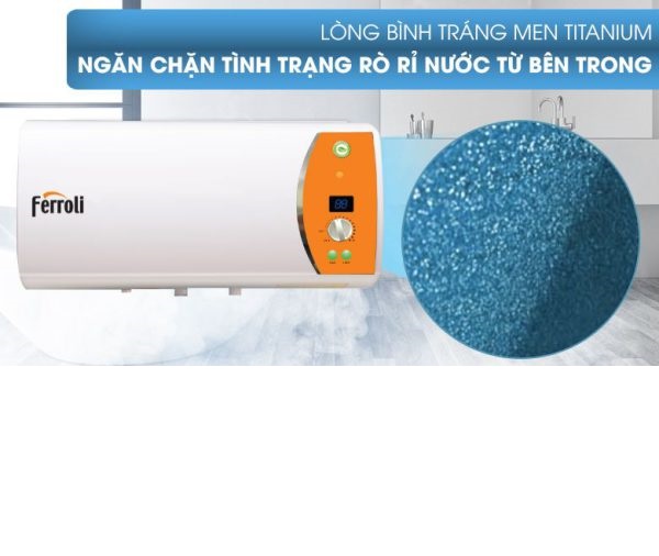 Máy nước nóng gián tiếp Ferroli VERDI DE 20 lít màn hình led hiển thị nhiệt độ (2500W)-hàng chính hãng