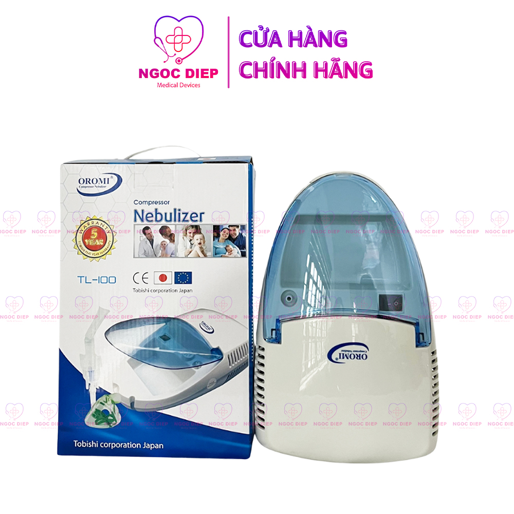 Máy hút dịch, máy xông khí dung OROMI TL-100 - Máy xông mũi họng cho trẻ em, người lớn - Hàng chính hãng