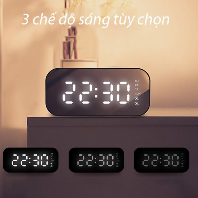 Loa Bluetooth Kiêm Đồng Hồ Để Bàn | Loa Công Suất Lớn | Đồng Hồ Báo Thức | Đo Nhiệt Độ Môi Trường | Màu Sắc Trẻ Trung