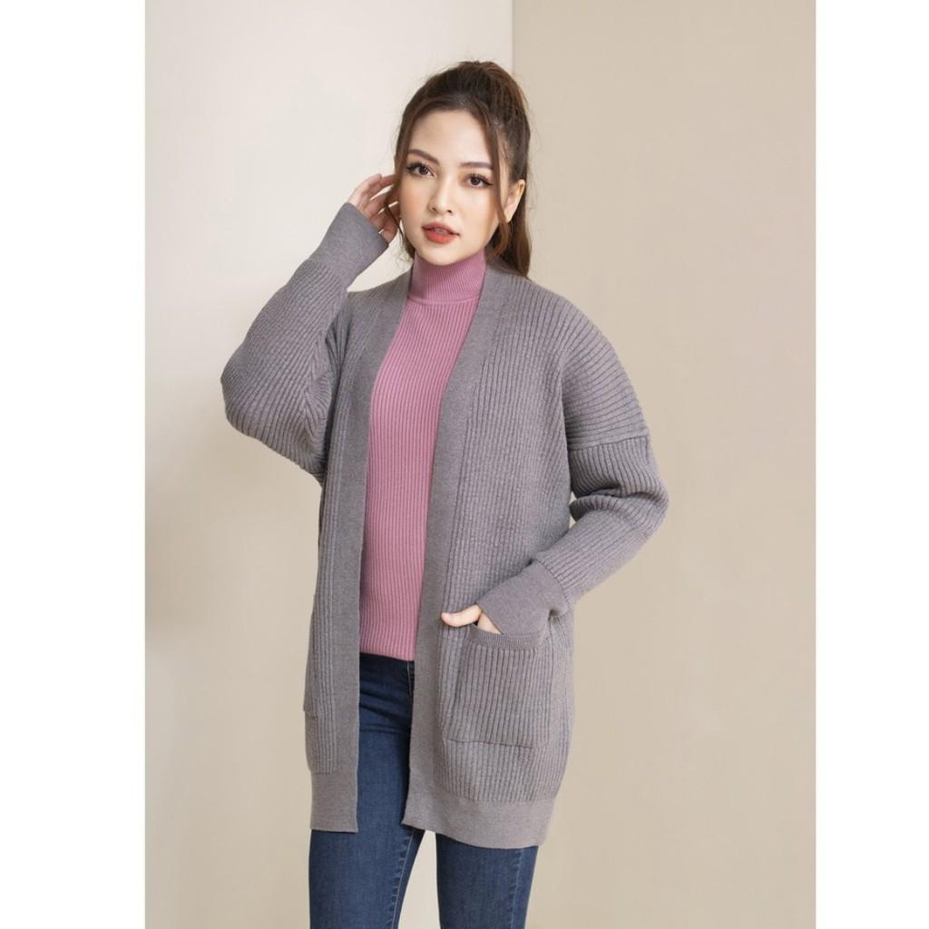 Áo Khoác Len Cardigan Dáng Dài
