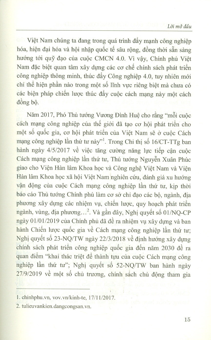 Chiến Lược Thúc Đẩy Cách Mạng Công Nghiệp 4.0 Ở Nhật Bản, Hàn Quốc, Đài Loan - Hàm Ý Chính Sách Cho Việt Nam