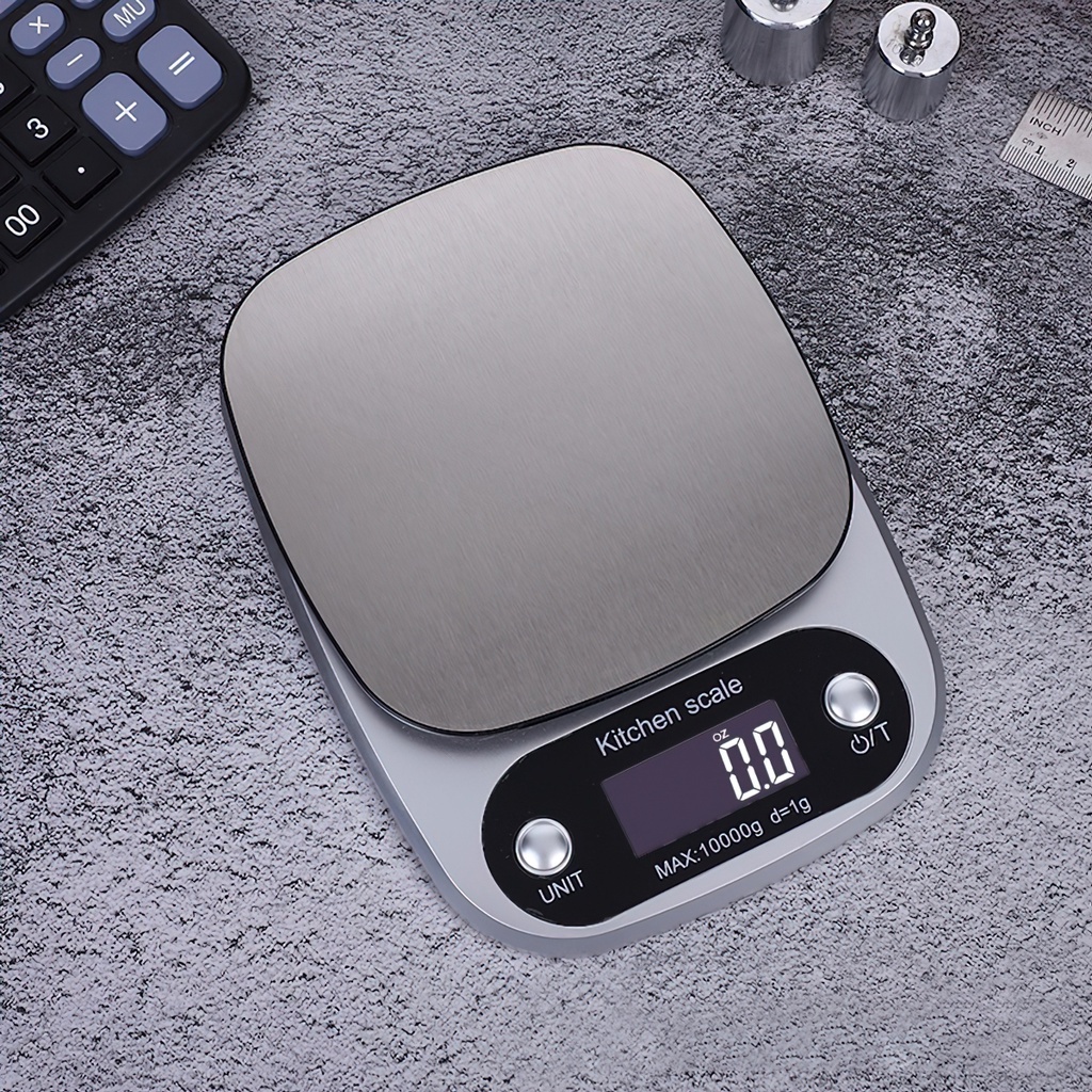 Cân Tiểu Ly Điện Tử Nhà Bếp Mini Định Lượng 1g - 10kg, Cân Tiểu Li Làm Bánh Độ Chính Xác Cao