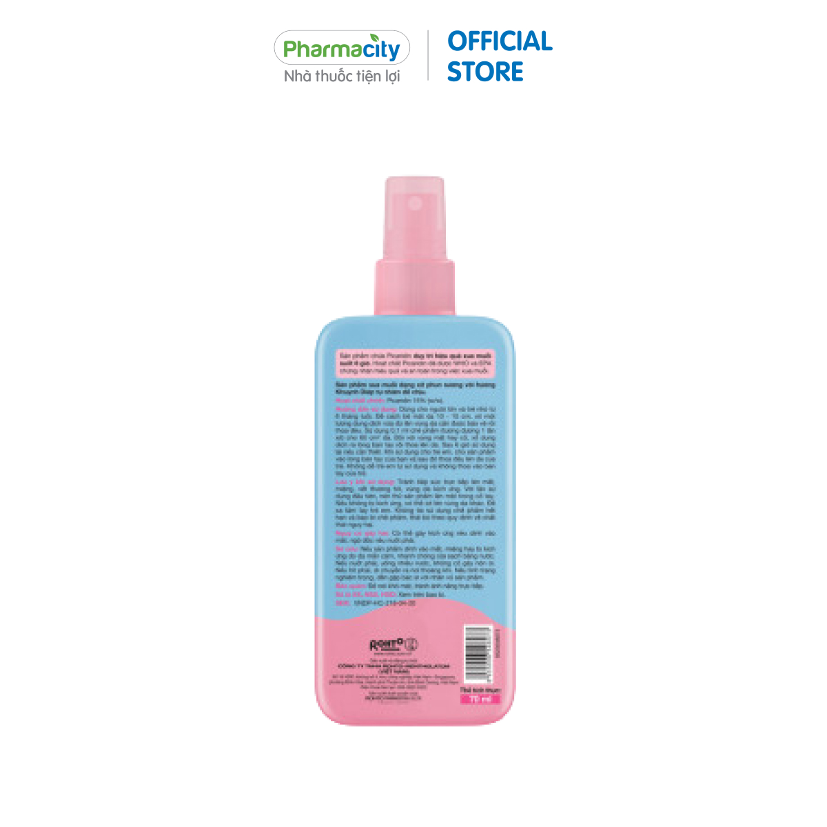 Xịt chống muỗi hương khuynh diệp Remos Baby Spray