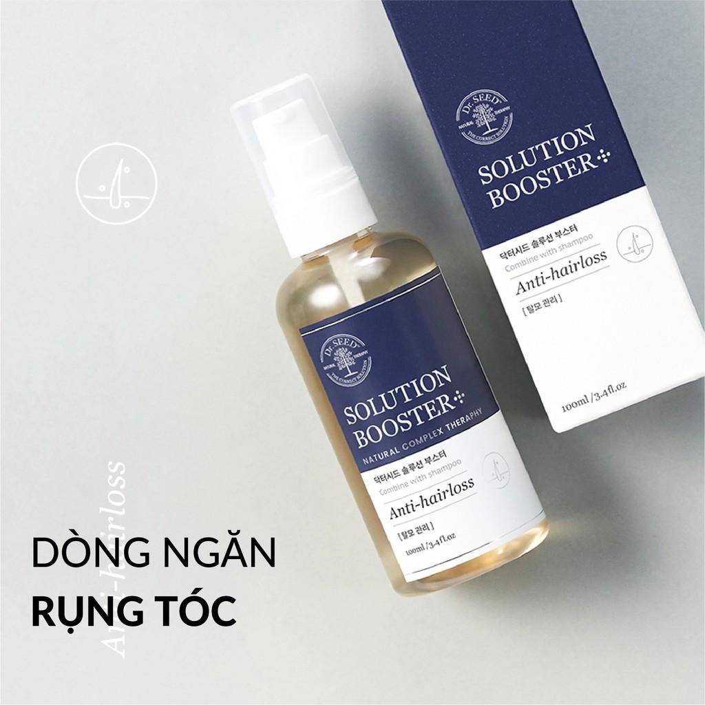 Serum Dưỡng Tóc DR. SEED Solution Booster Anti-Hairloss Giảm Các Triệu Chứng Rụng Tóc, Tăng Đề Kháng Cho Tóc 100ml