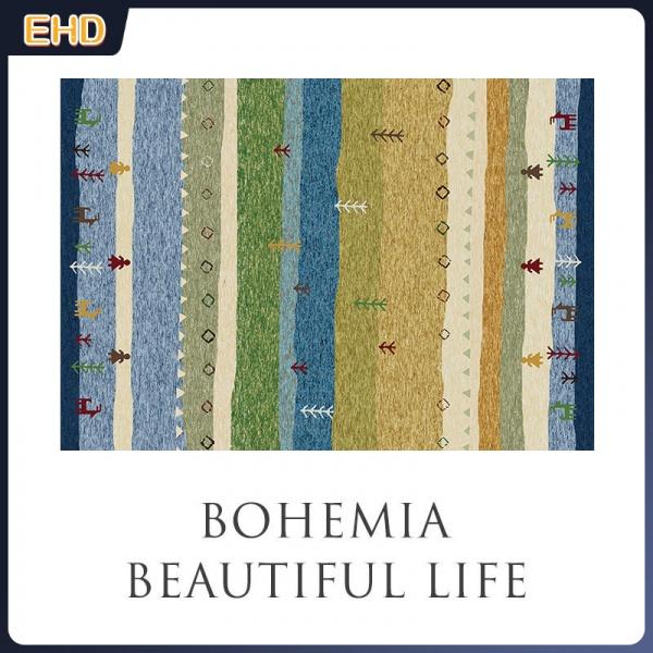 Phong cách dân tộc Bắc Âu Bohemian thảm phòng khách sofa bàn cà phê chăn mền đầu giường phòng ngủ Ma-rốc cổ điển Mỹ chăn đầu giường.