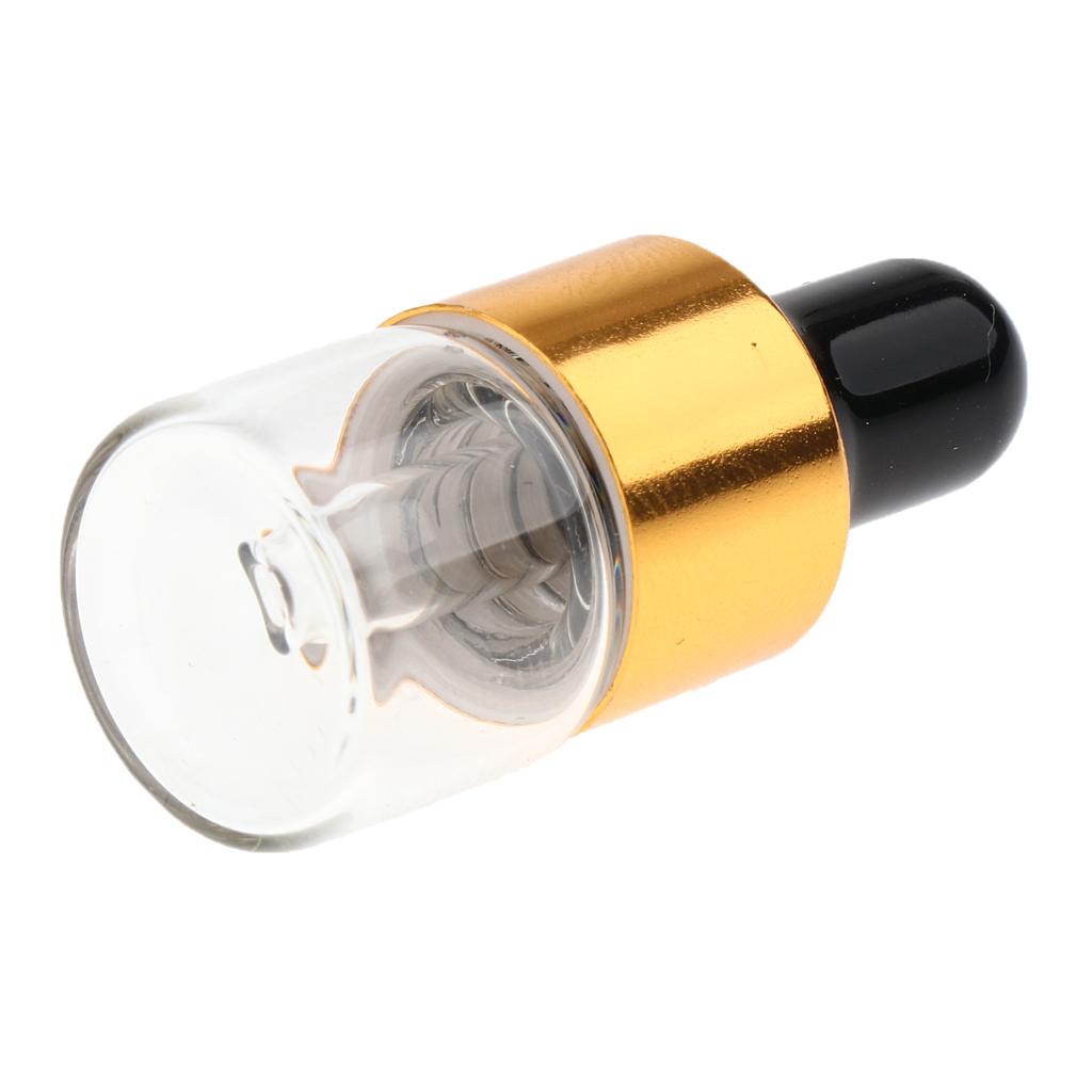 40 Pcs 1ml 2ml Clear Glass Empty Essential Oil Dropper Bottles Vials Container
