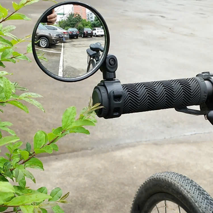 [1 chiếc] Gương Xe Đạp Chiếu Hậu Giá rẻ 8 cm Cho Xe Đạp Thể Thao Địa Hình 360 Độ Giúp Đạp Xe An Toàn