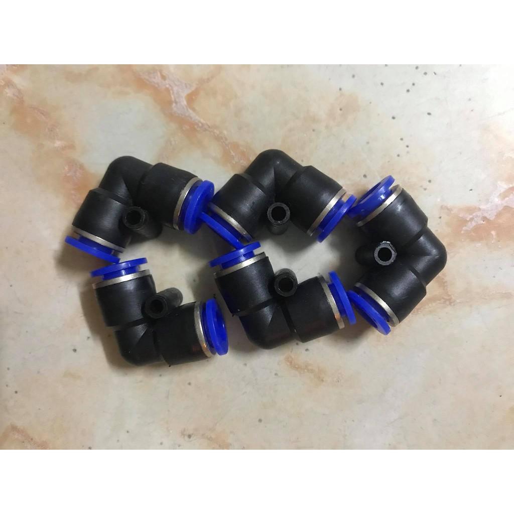 Nối góc nối ống phun sương 8mm, cho hệ thống phun sương