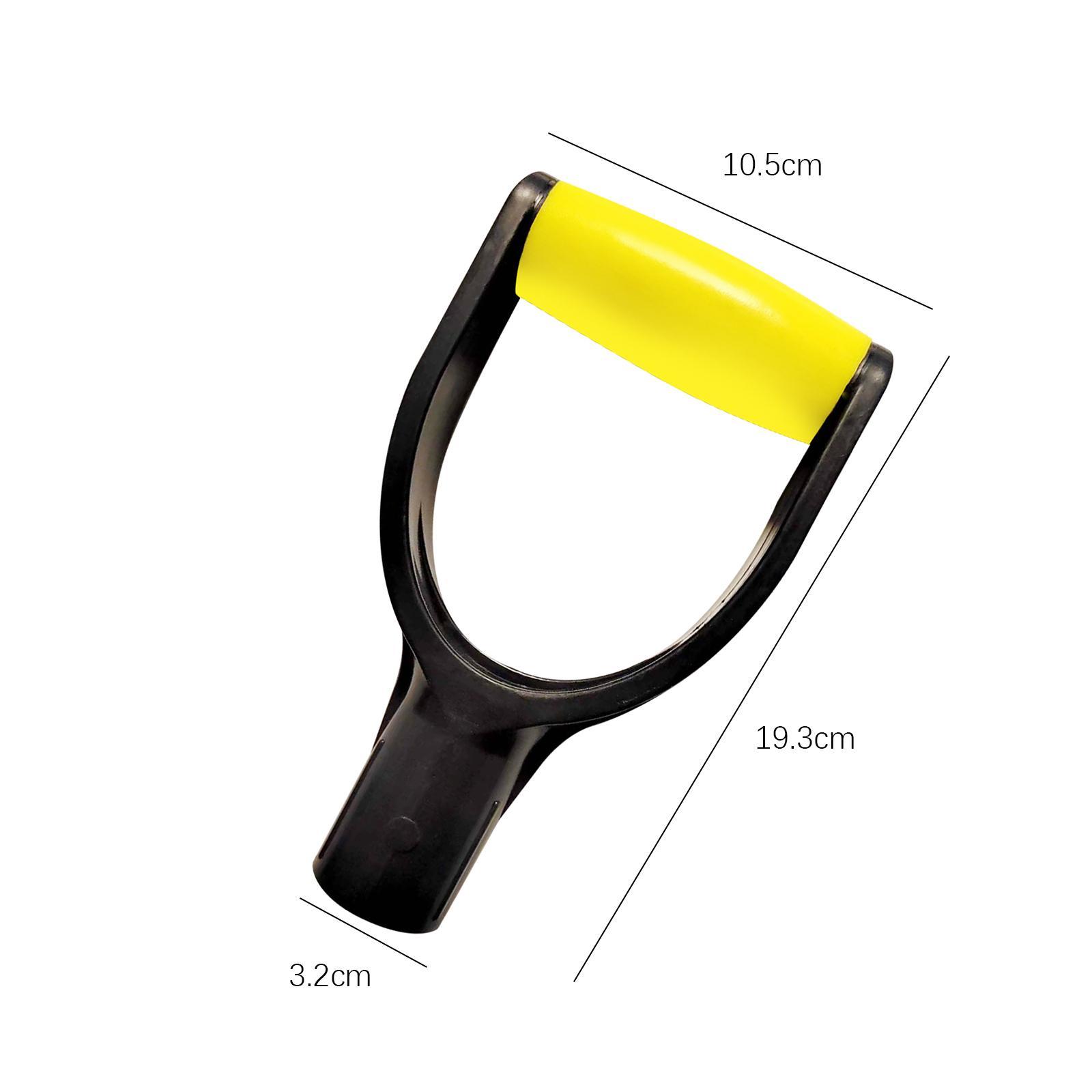 Shovel Handle Grip Spade Handle Replace D Handle Garden Triangular Spade Handle Sturdy Snow Shovel Handle Shovel Grip for Gardening Fittings