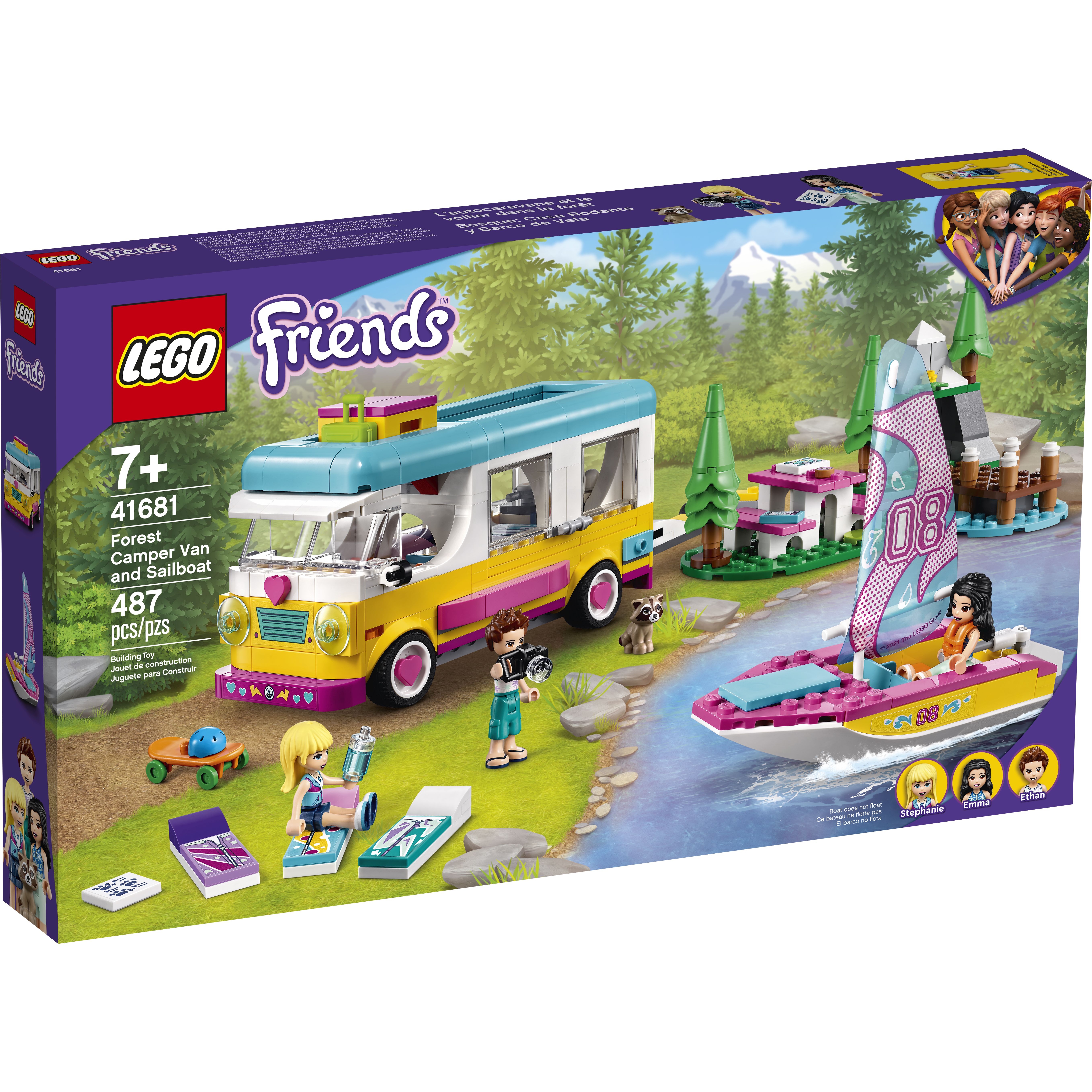 LEGO Friends 41681 Chuyến dã ngoại mùa hè (487 chi tiết)